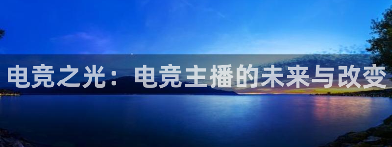熊猫直播平台：电竞之光：电竞主播的未来与改变